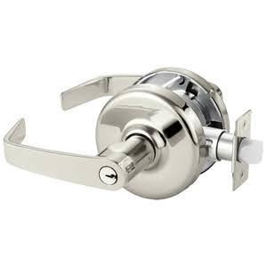 Cylindrical Lock Bright Nickel Plated Clear Coated K444