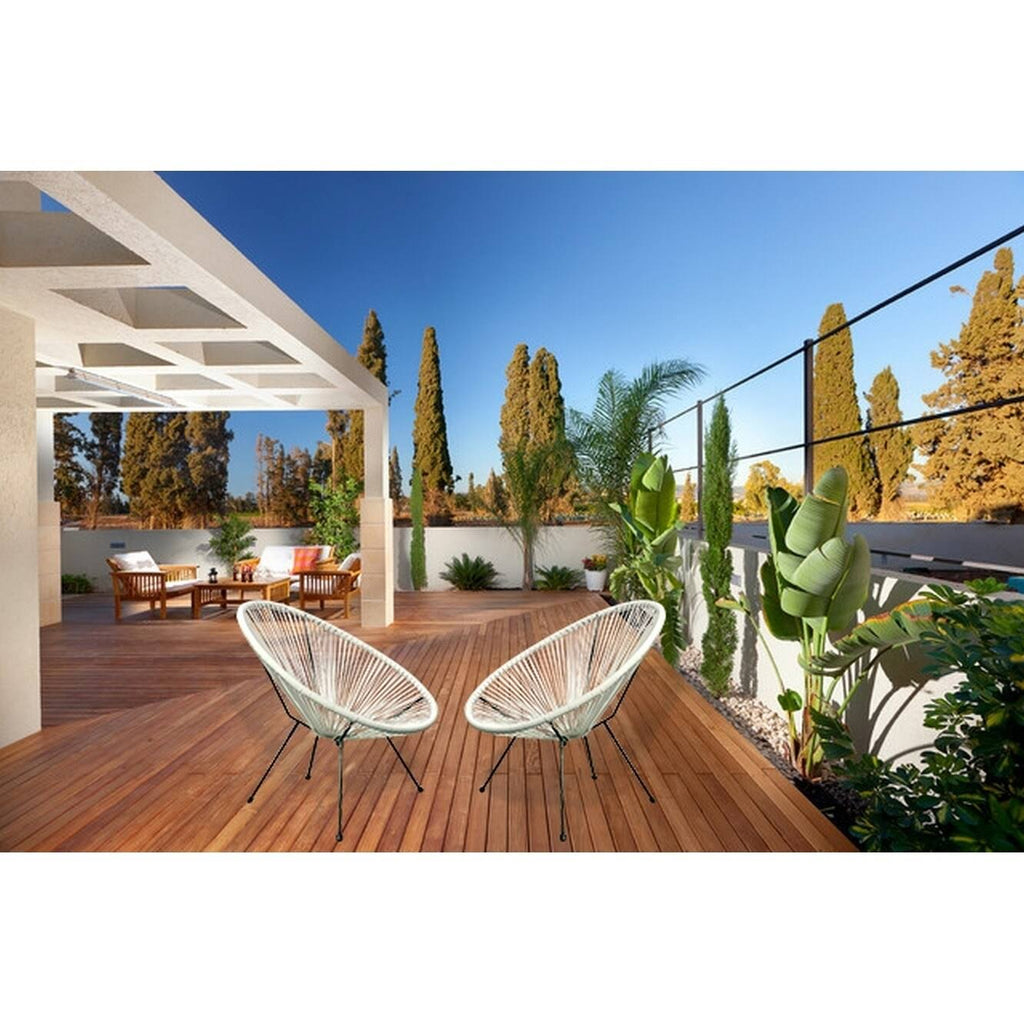 Black Acapulco Chair 4pc Set P847935