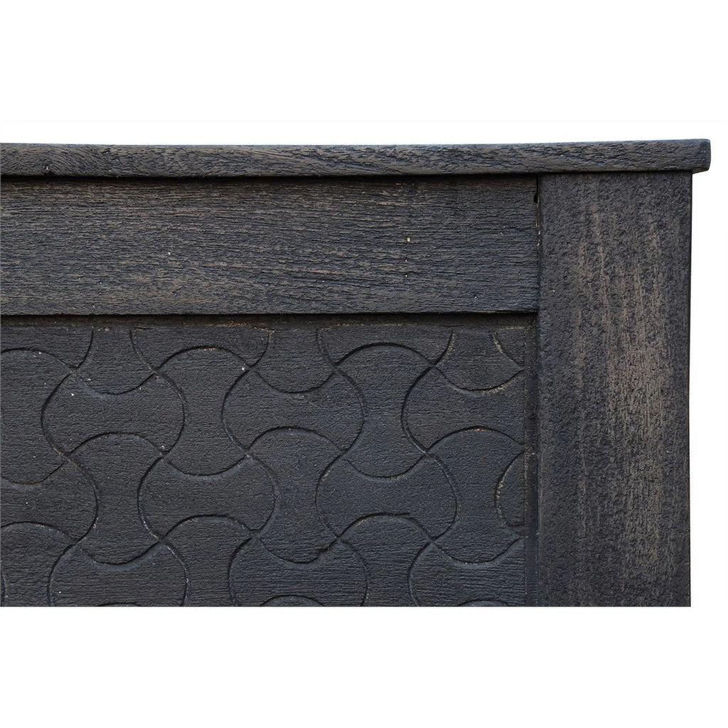Solid Wood Hand-Carved California King Bed M42903