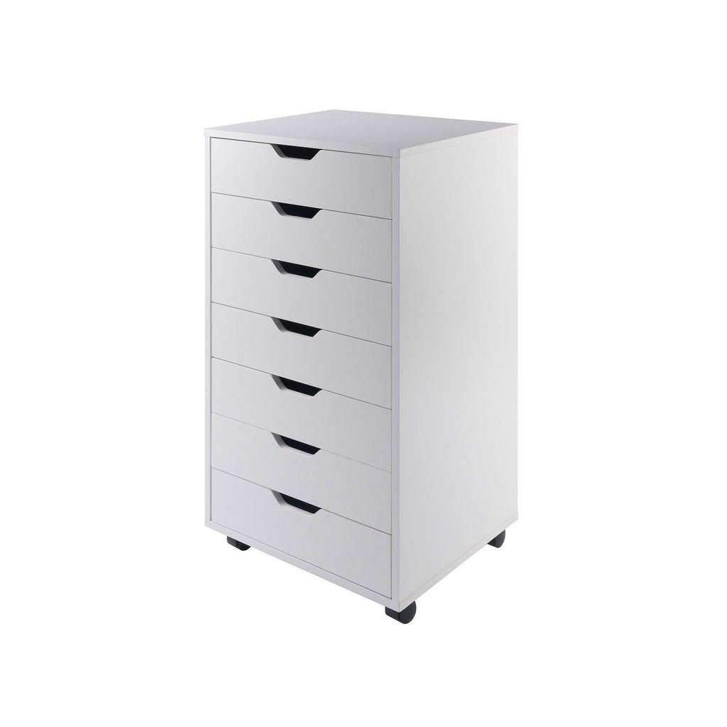 White 7 Drawer Cabinet T15688