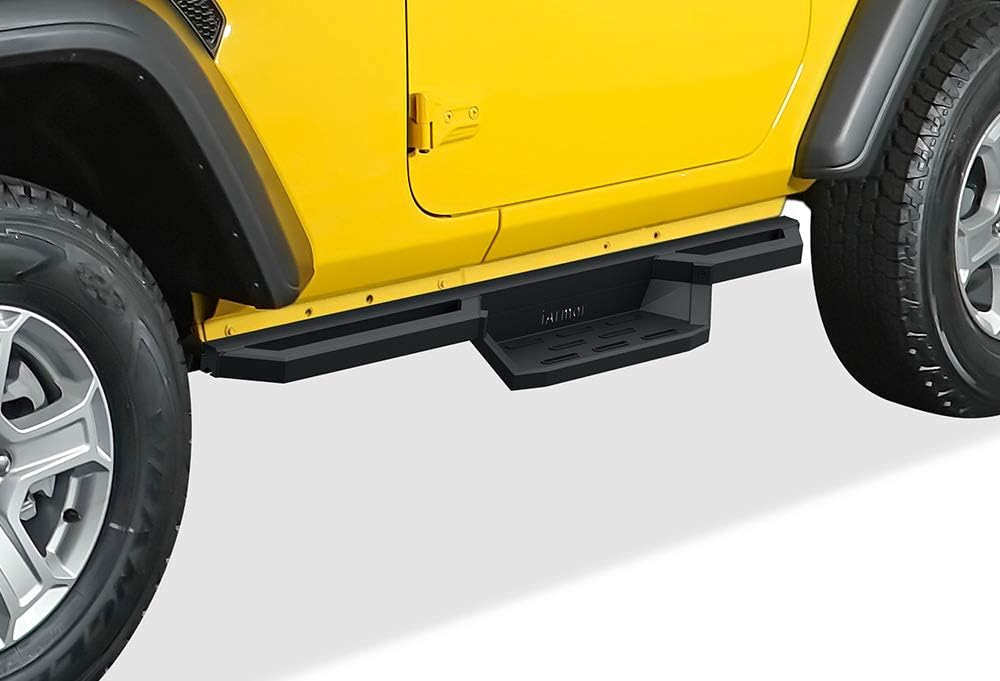 Drop Steps Running Boards Rocker Slider for Jeep Wrangler JL 2-Door Q9412