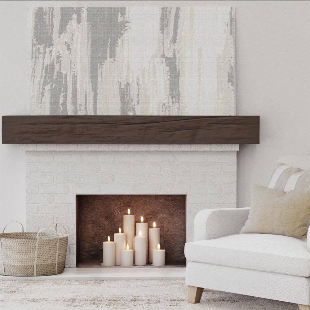 Faux Wood Fireplace Mantel P343