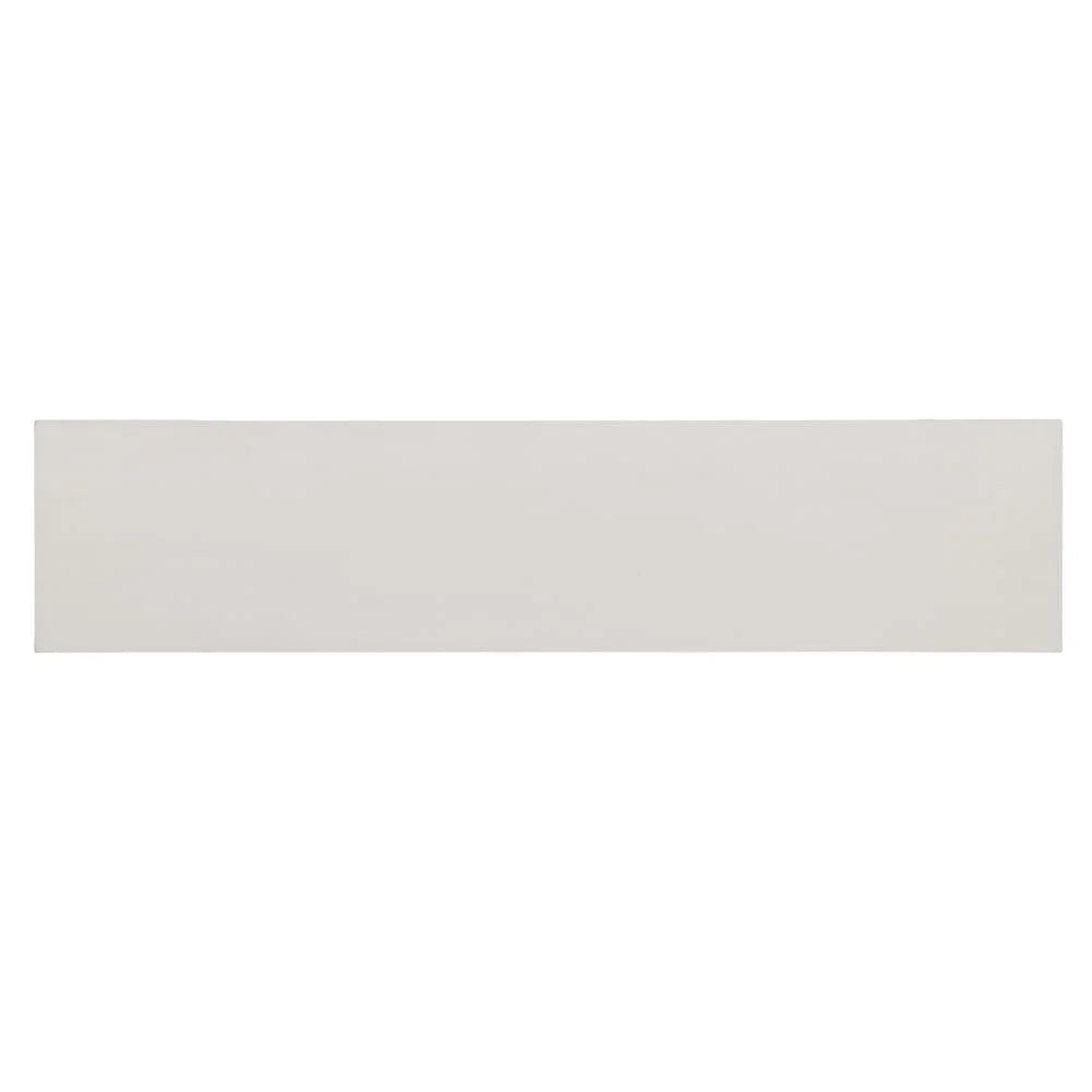 4-Door Wood Credenza in White and Silver W150202