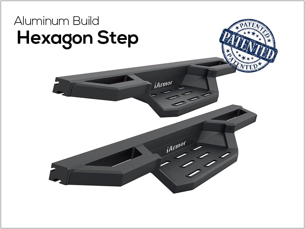 Drop Steps Running Boards Rocker Slider for Jeep Wrangler JL 2-Door Q9412