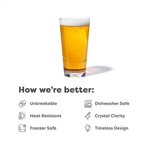 16oz Stacking Pint, Set of 24, Dishwasher Safe J605