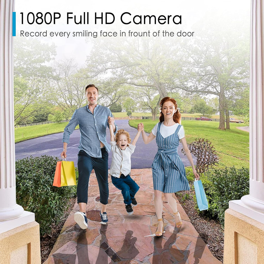 1080P Wireless Video Doorbell Camera with Chime W991851