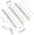 White Finish 3 Panel LED Dimmable Under Cabinet Lighting Kit J18568