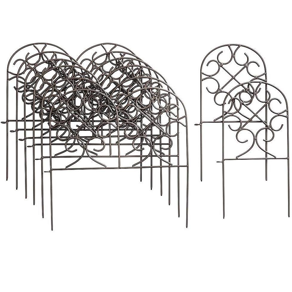 Black/Gray Iron Garden Edging G19229