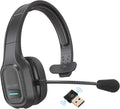 Wireless Computer Headset with Mic, On Ear Bluetooth 5.0, 30 Hour Talk Time, Pack of 2 D290