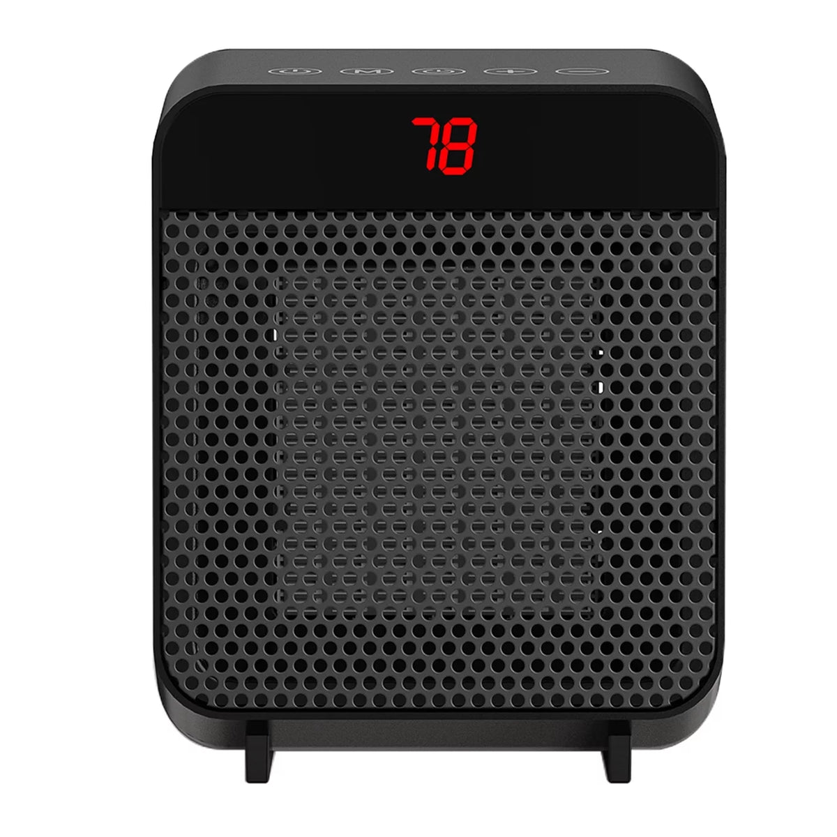 Electric Digital Ceramic Heater 1500W Black F5645
