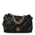 Quilted Lambskin Flap Black M2303