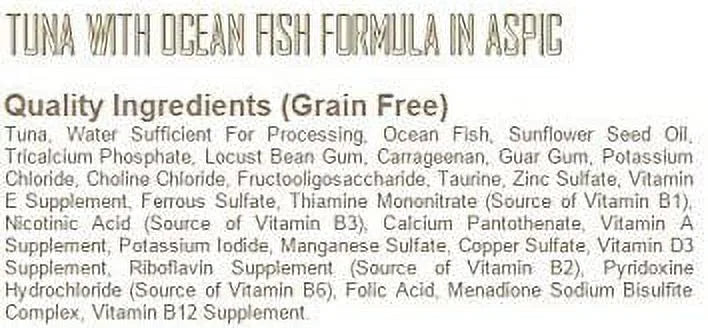 Grain Free Canned Cat Food 3 Flavor Variety Bundle, 2.82 Oz Each (12 Cans Total) Z243493