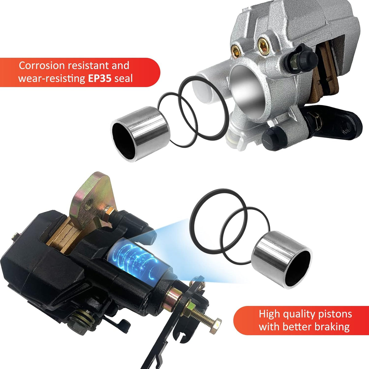 Brake Calipers Pack of 2 Y761190