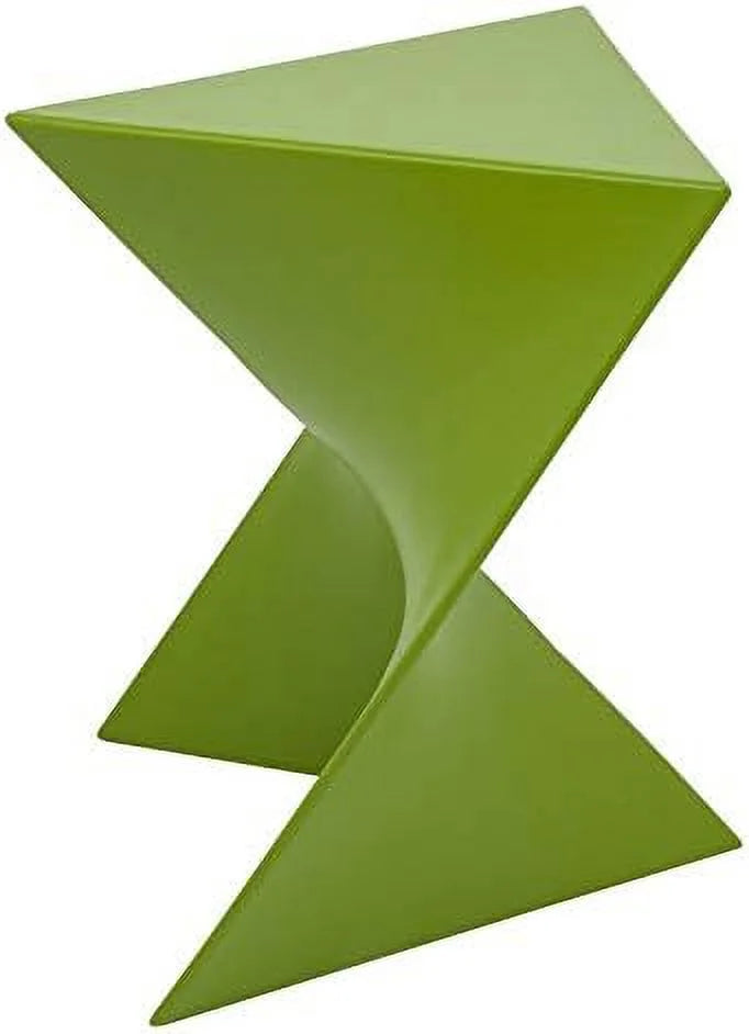 Green Plastic End Table Set Of 2 N390
