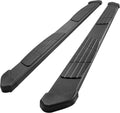 6.5 inch Running Boards Side Steps Nerf Bars Black Power Coating A4212