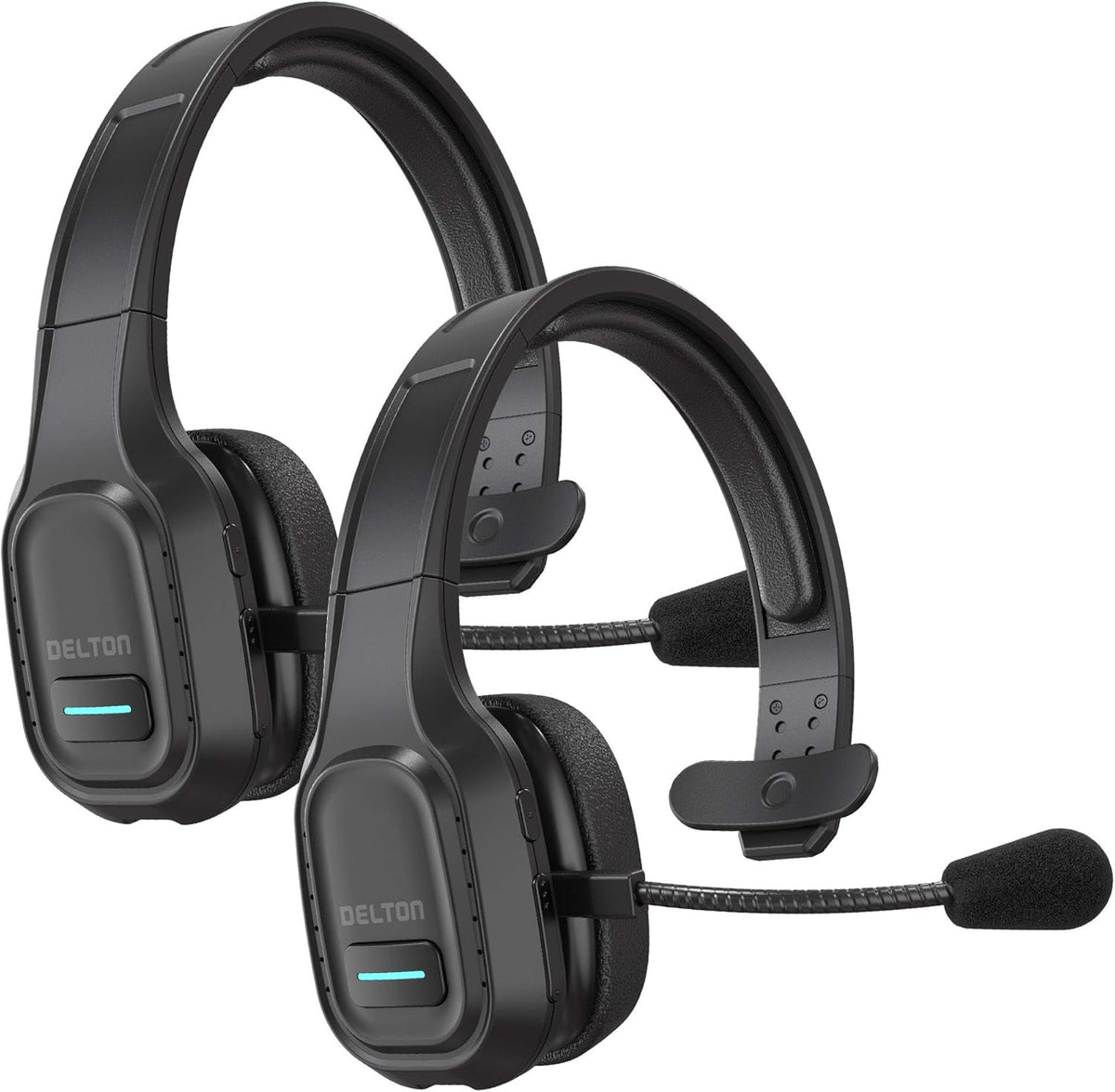 Wireless Computer Headset with Mic, On Ear Bluetooth 5.0, 30 Hour Talk Time, Pack of 2 D290