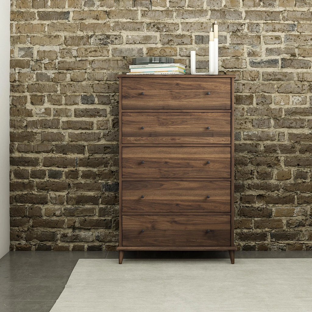 5-Drawer Ivory Oak Dresser W698