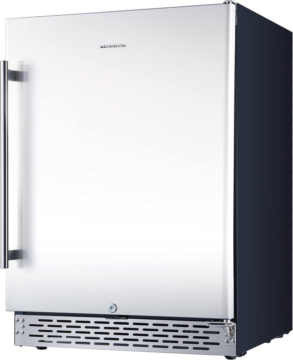 96 Can Compressor Beverage Cooler Stainless Steel Glass Door U5690