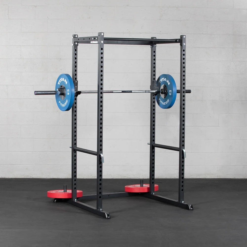Tall 83" Power Rack with Pull Up Bar, Pin and Pipe Safeties, J-Hooks Z411