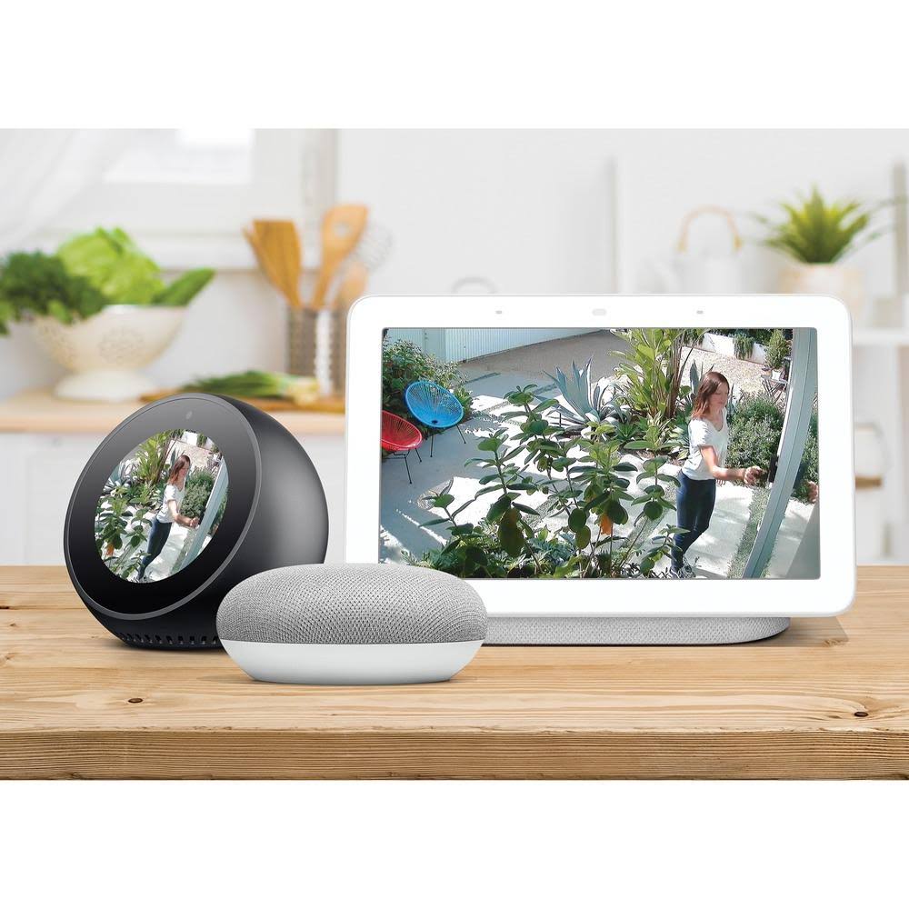 1080p Outdoor Floodlight Wi-Fi Camera Black A21177