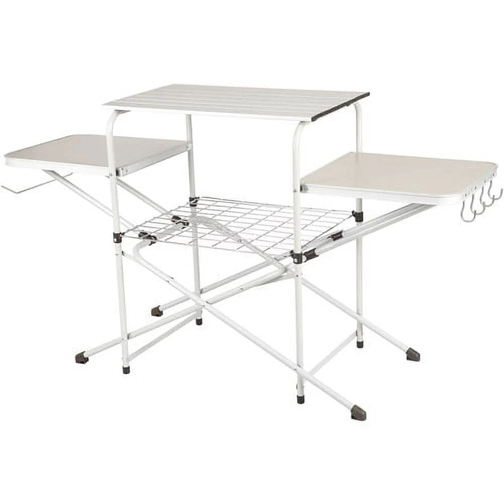 Camp Kitchen Cooking Stand with Three Table Tops W147