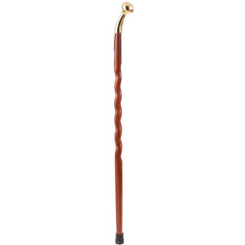 Twisted Padauk Walking Cane O518951