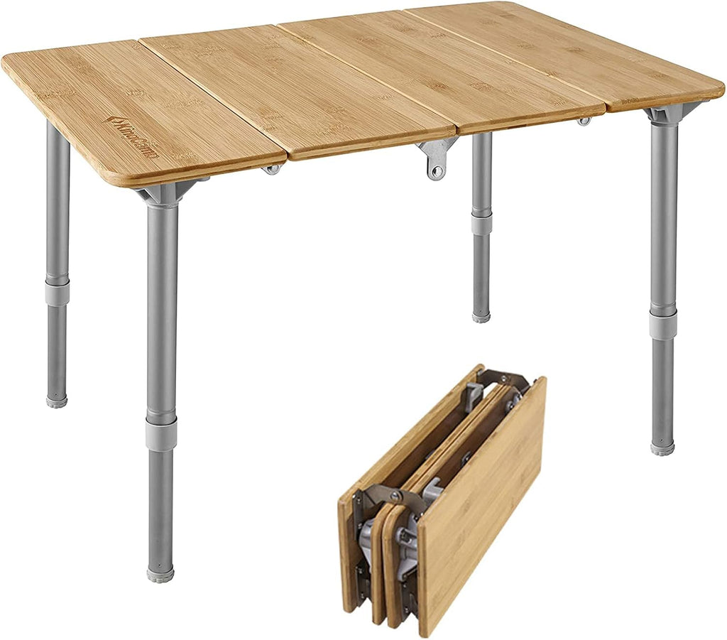Bamboo Heavy Duty Oversize Portable Folding Table L422