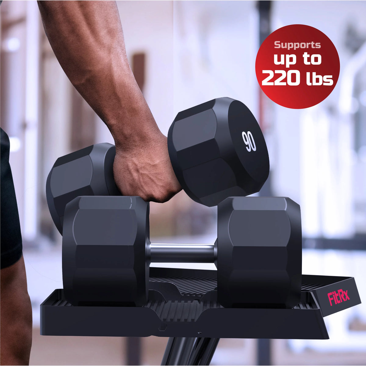 Dumbbell and Kettlebell Weight Rack Stand Y7861