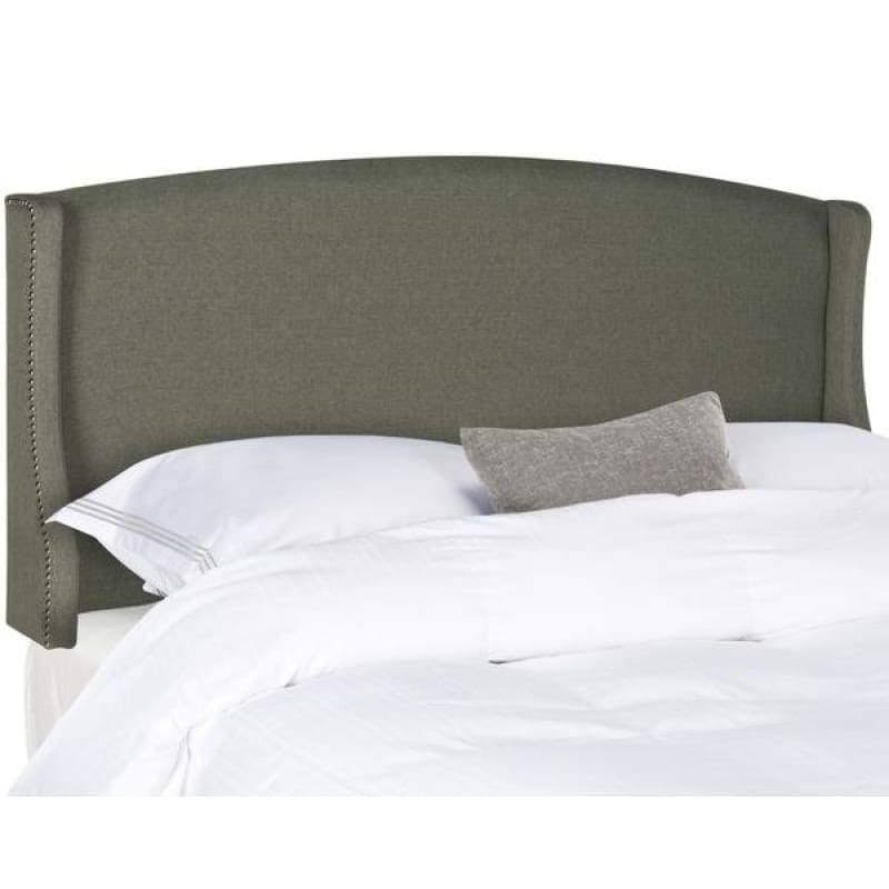 Grey Twin Linen Headboard A27312