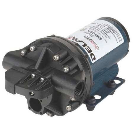 Diaphragm Pump, Polypropylene, Santoprene, 12VDC, 4.0 GPM U3567