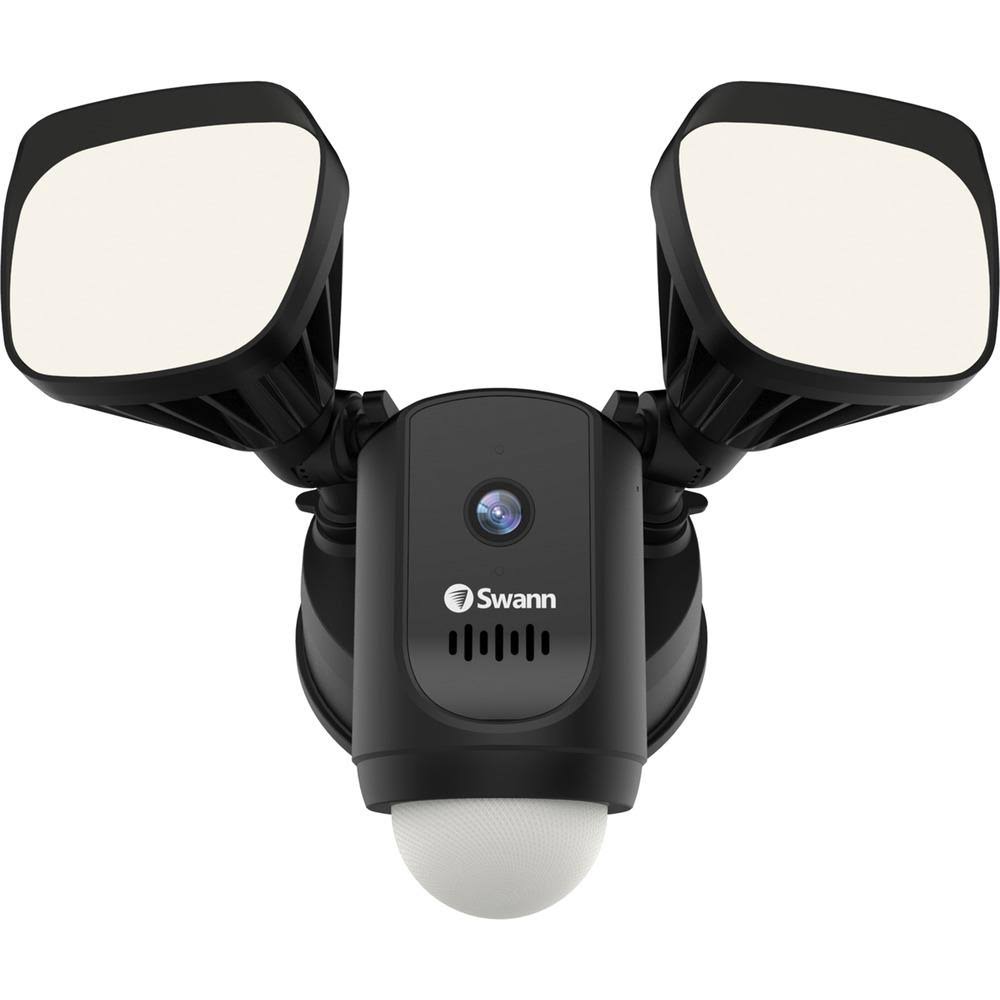 1080p Outdoor Floodlight Wi-Fi Camera Black A21177