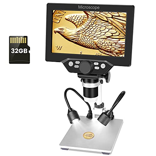 7 inch LCD Digital USB Microscope with 32G TF Card S68114