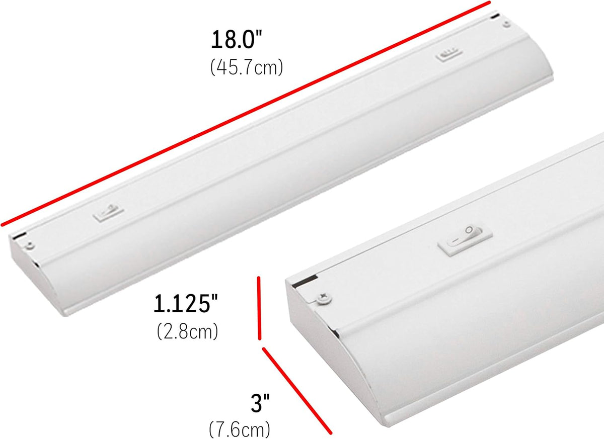 24in. Direct Wire LED Light Fixture, Selectable White, Selectable Brightness L315598