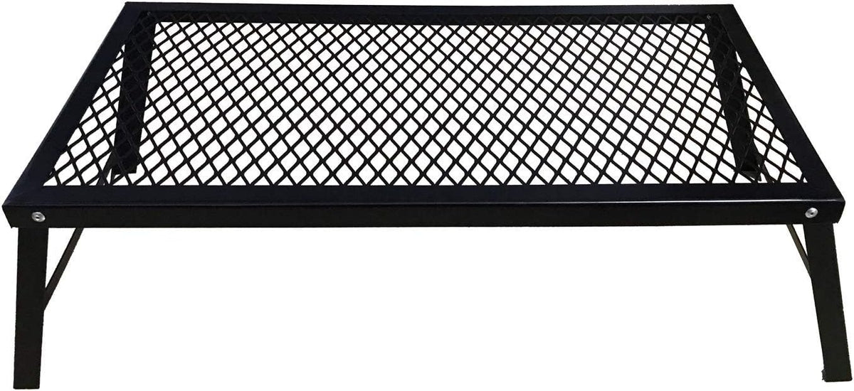 Folding Campfire Grill with Legs, Black Pack of 2 A4311