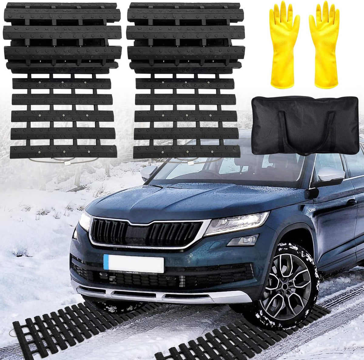 2 pcs Tire Traction Mats O758