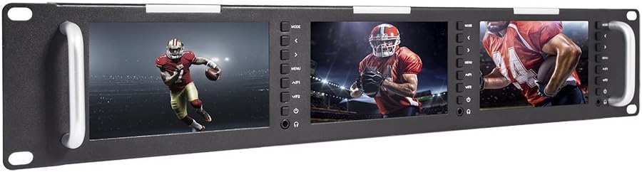 5 Inch Triple Rack Mount LCD Monitor B821818
