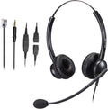 Binaural Telephone Headset with Noise Cancelling Microphone G7924