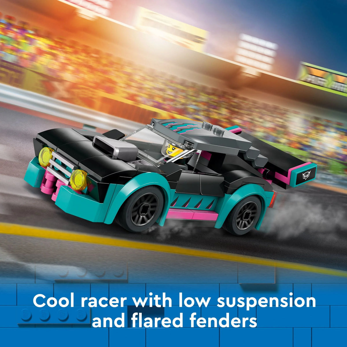 Race Car and Car Carrier Truck Toy Playset with Adjustable Loading Ramp and Race Car Toy O1650