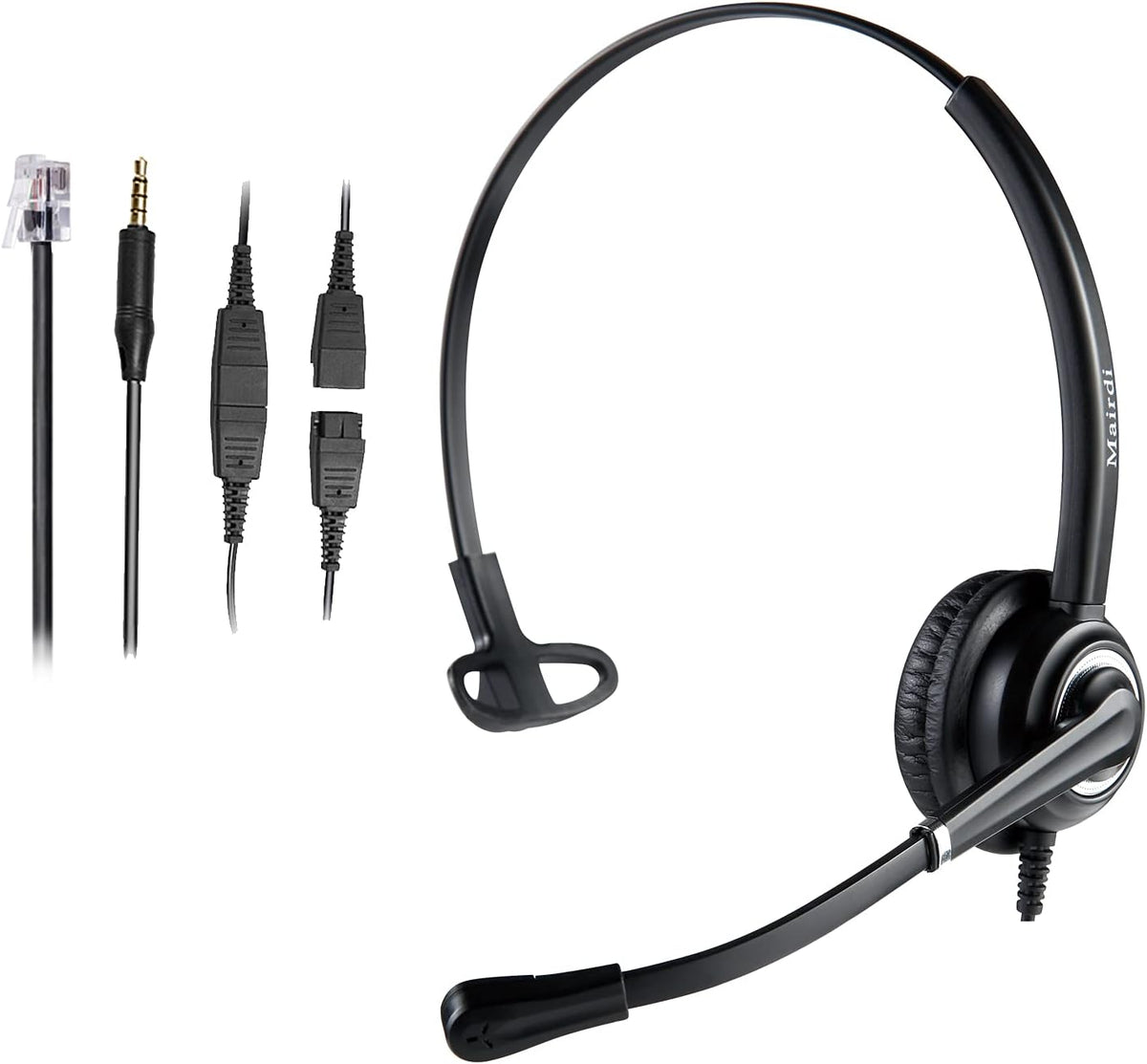 Binaural Telephone Headset with Noise Cancelling Microphone G7924