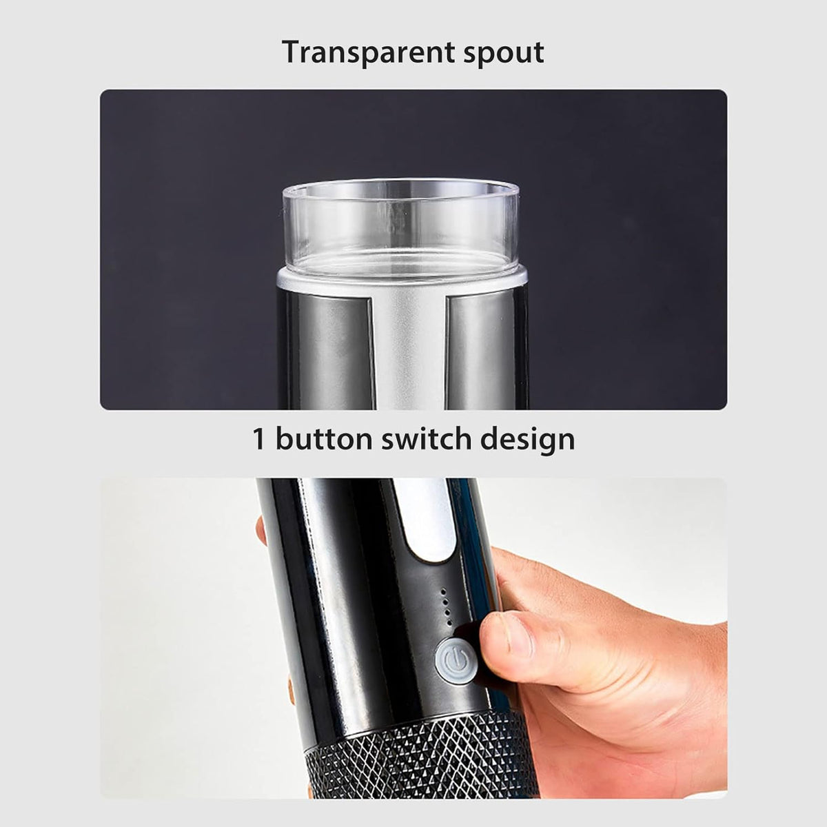 Portable Espresso Machine, Travel Coffee Maker Compatible with K Cup Capsules & Ground Coffee, 1200mah Battery, Handheld Single Serve Coffee Machine W847526