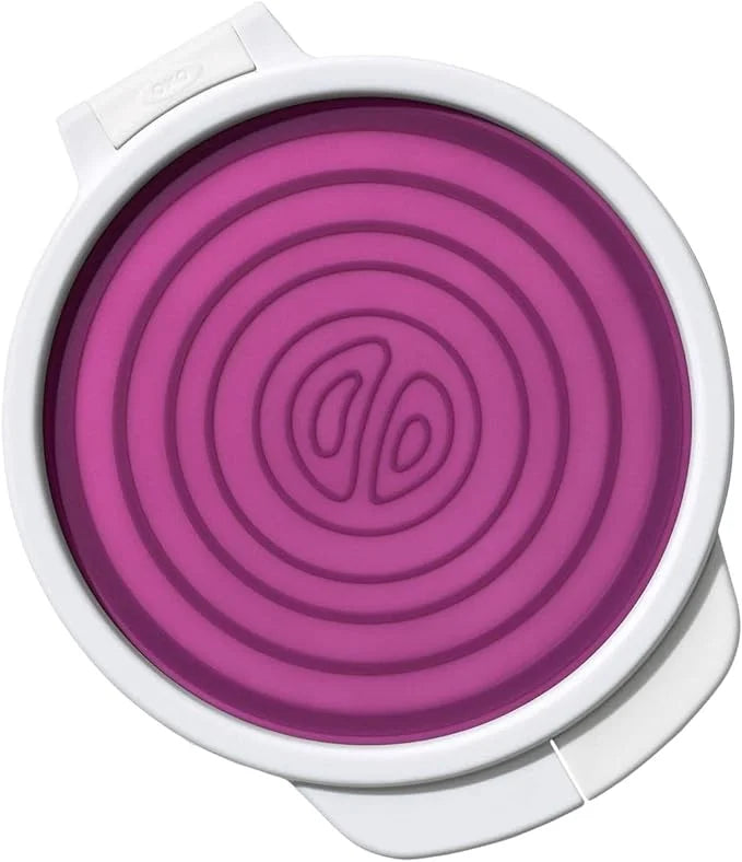White Reusable Silicone Onion Saver J567