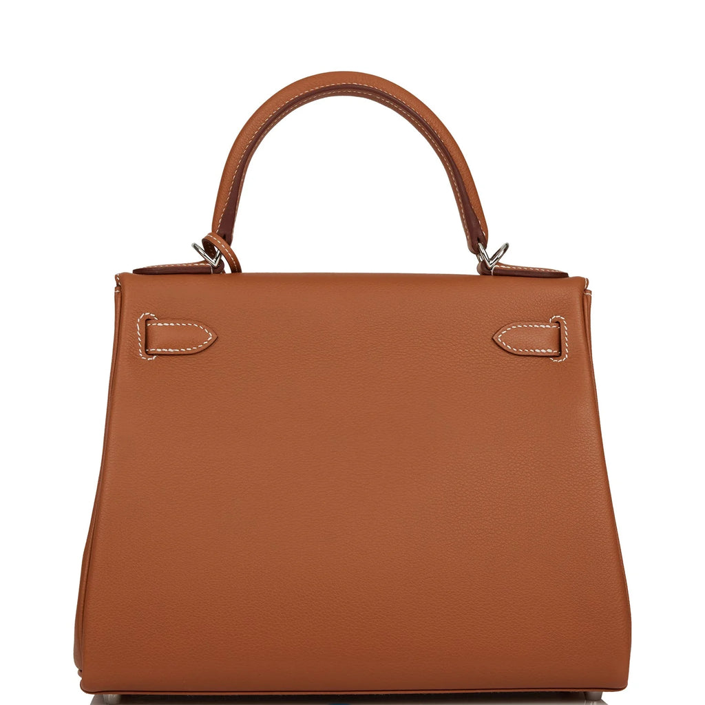 Gold Evercolor Palladium Hardware Kelly Retourne 28 Bag D154
