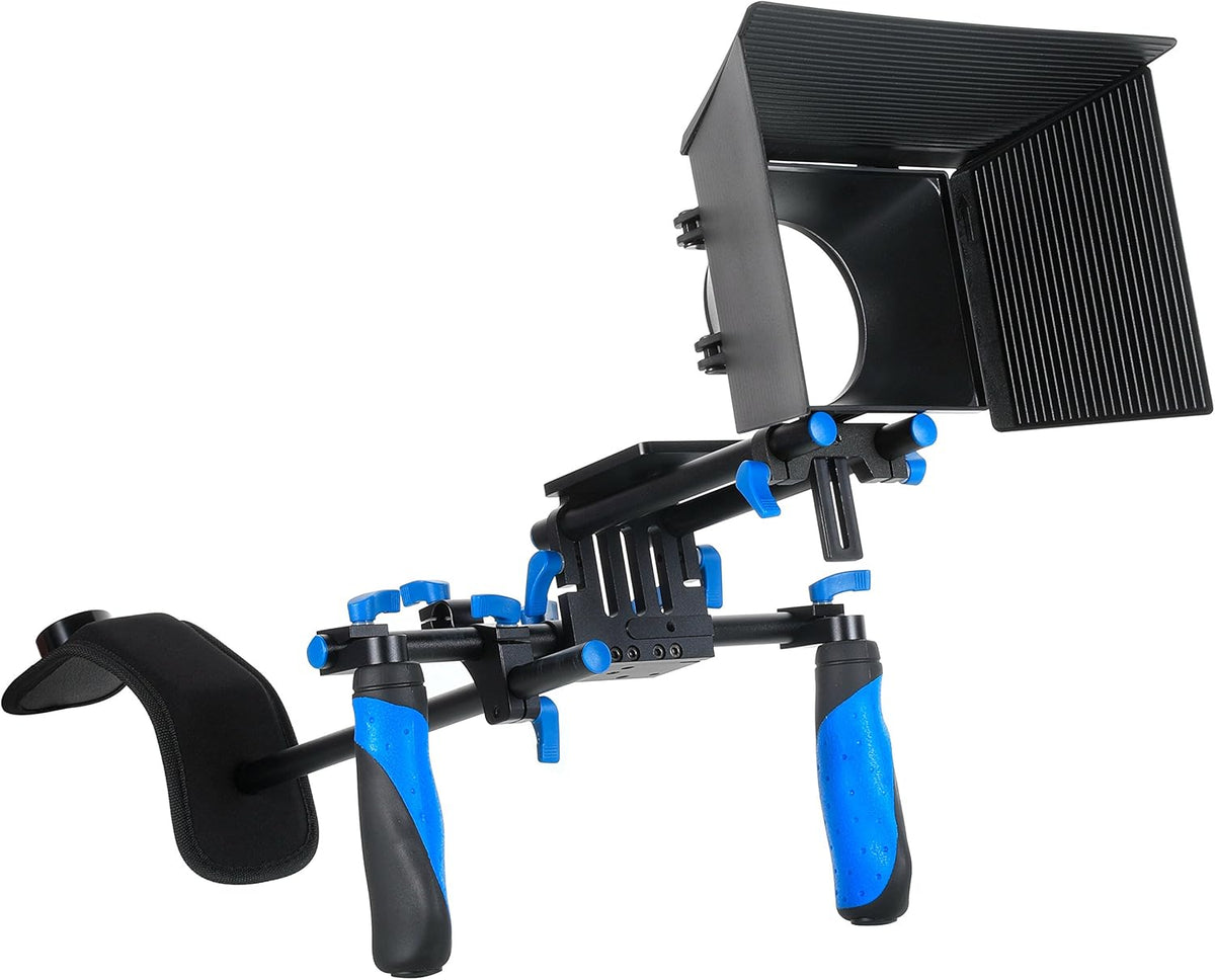 DSLR Rig Set with Follow Focus and Matte Box and Top Handle A284