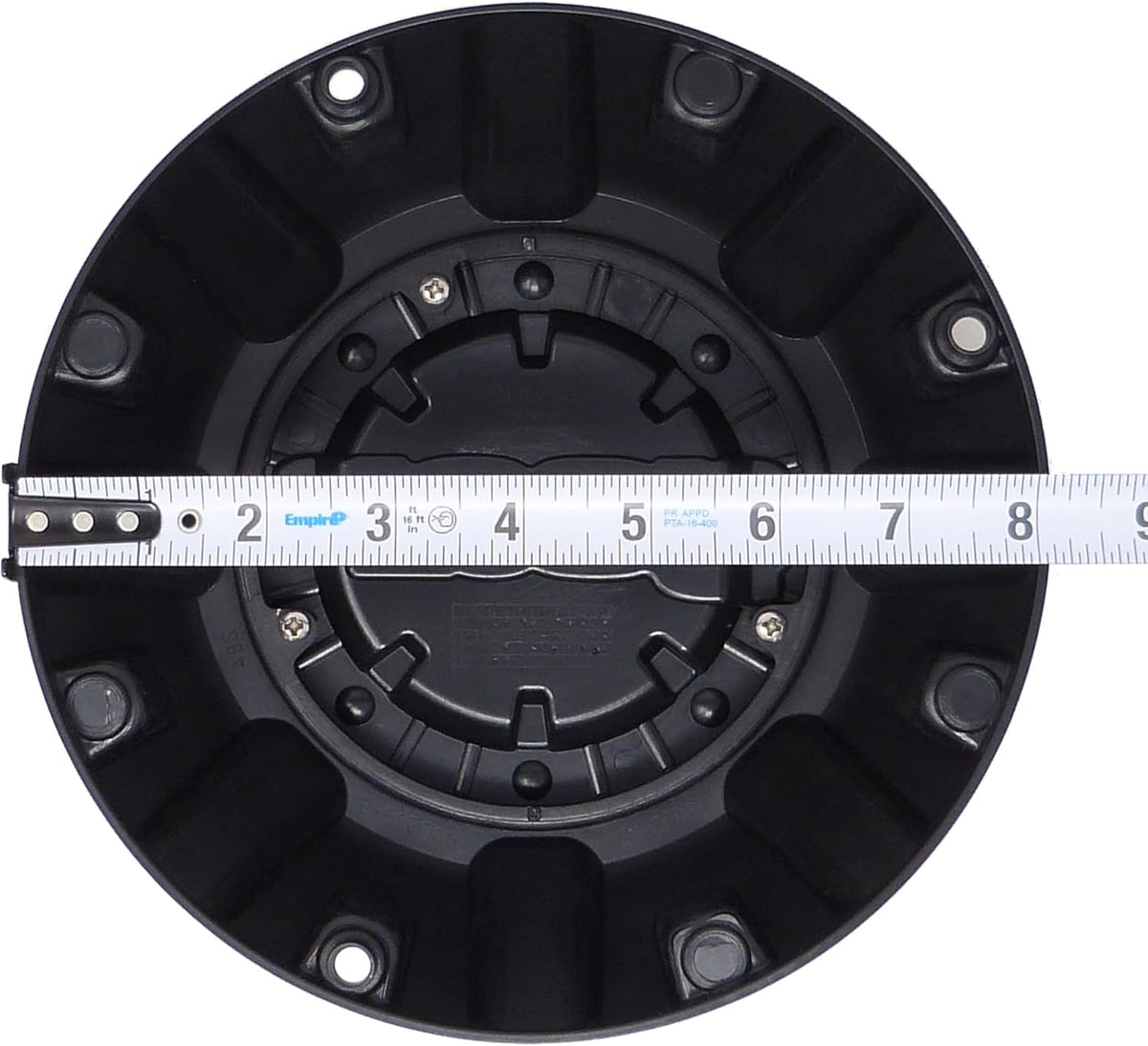 Carbon Black Bolt-On Center Cap Pack of 2 V182634