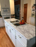 White Faux Marble Granite Film Roll N4595