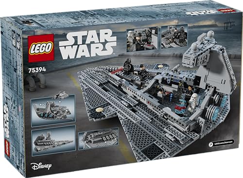LEGO Star Wars Imperial Star Destroyer Building Toys Set with 6 Minifigure Toys A666