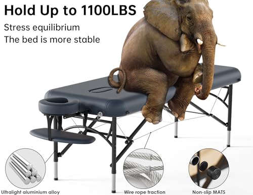 84" Portable Folding Massage Table with Carrying Bag X917