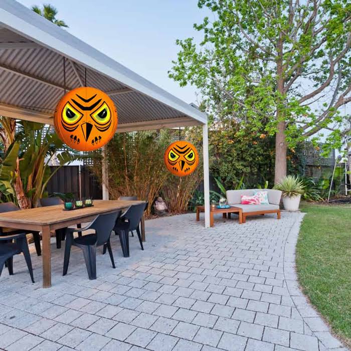 Bird-X T-EYES+ Terror Eyes, 3D Balloon Scares Pest Birds O60403
