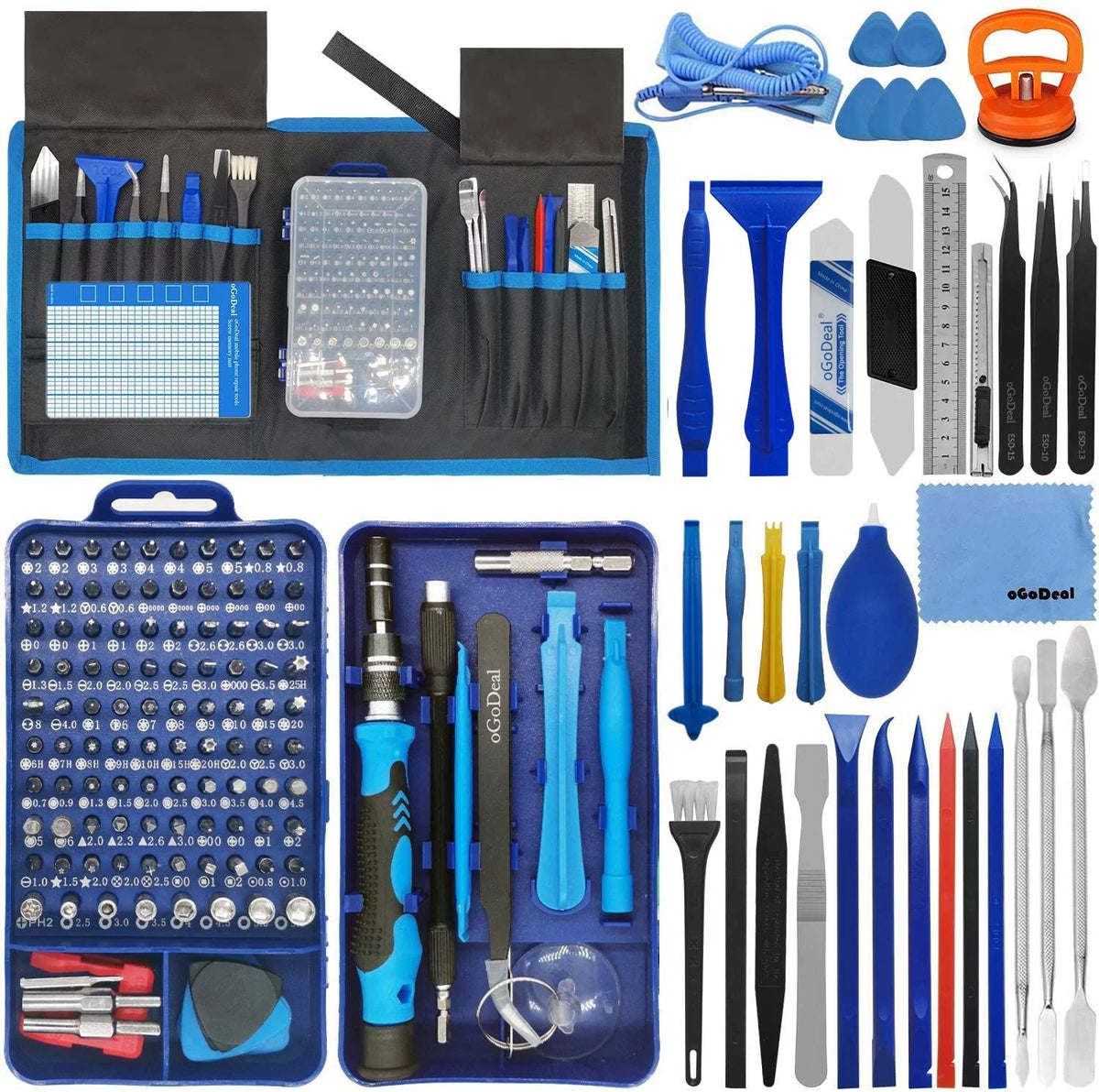 155 in 1 Precision Screwdriver Set Blue K7597