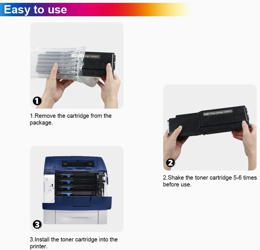 Remanufactured Toner Cartridges 4-Pack KCMY U710577